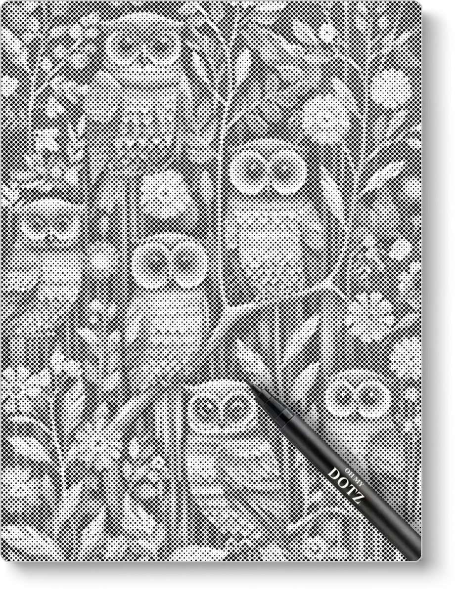 Uiltjes In Boom | Stippelschilderij | 30x40cm | Dot painting | Oh My Dotz | Dots stippen | Diamond painting & Schilderen op nummer alternatief | Sinterklaas | Kerst